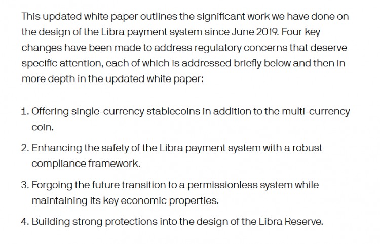 Libra项目发布更新版白皮书